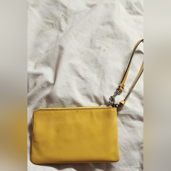 Coach Yellow and Cream Crossbody Bag - Picture 2 of 4